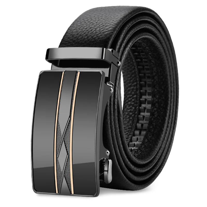 Men’s Genuine Leather Automatic Business Belt