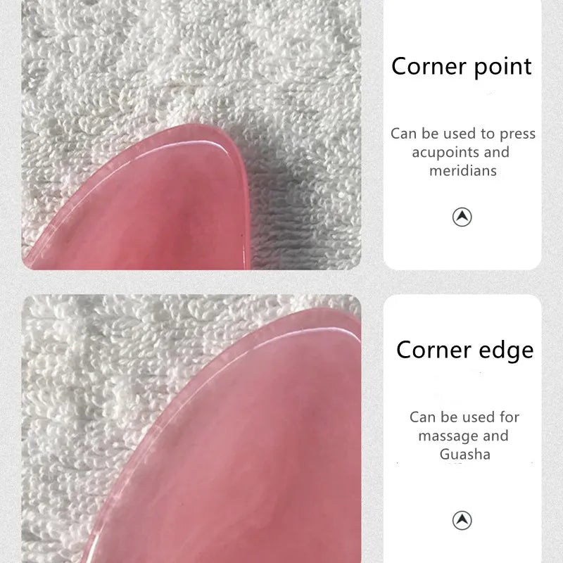 Heart Shape Beeswax Gua Sha Face Massager Board