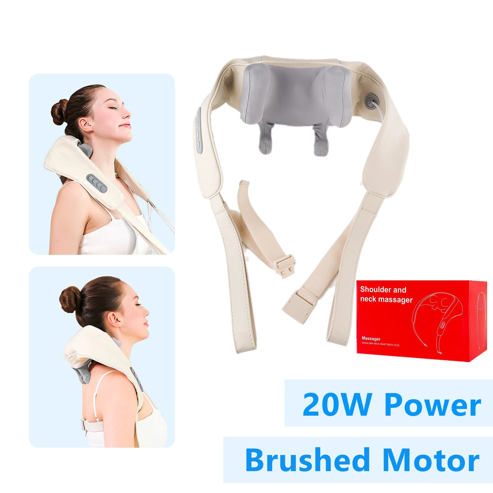 Wireless Neck & Shoulder Kneading Massager Shawl