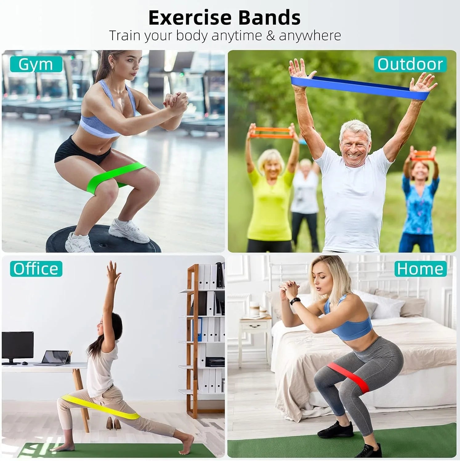 TPE Resistance Loop Resistance Bands Set