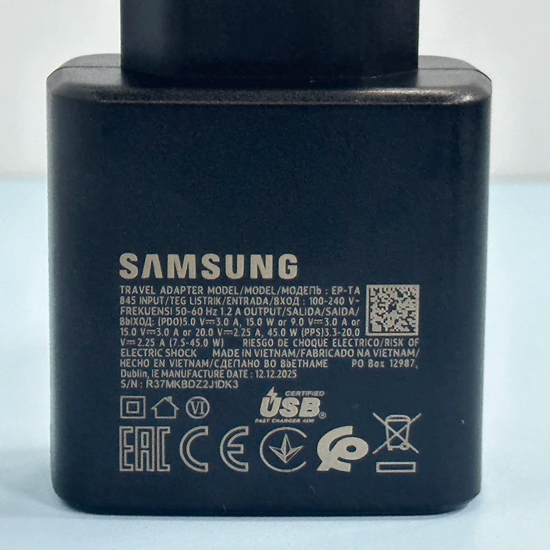 Samsung 45W Super Fast USB-C Charger Adapter