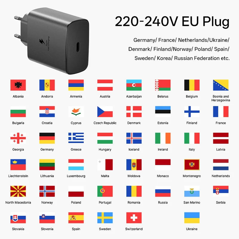 Samsung 45W Super Fast USB-C Charger Adapter