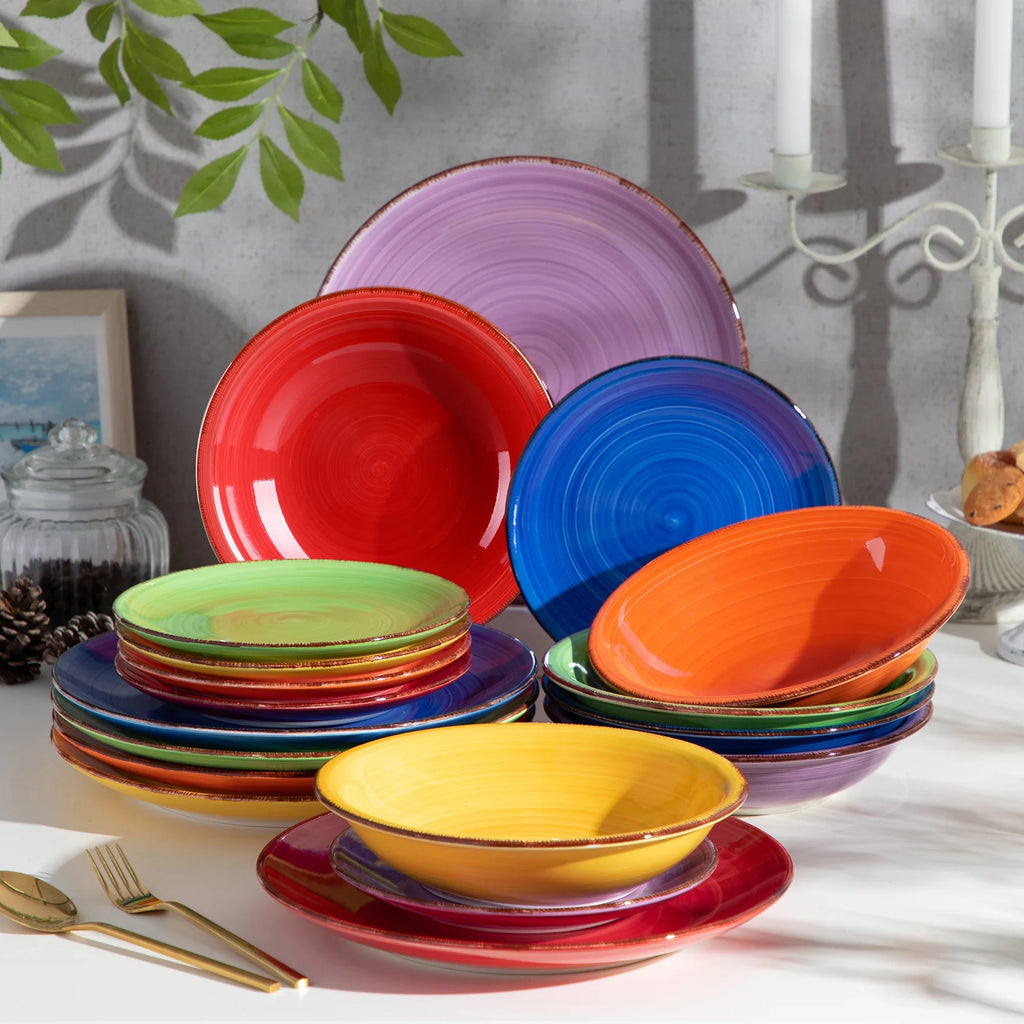 Vancasso Mix-Color Dinnerware Set (18/36 Piece)
