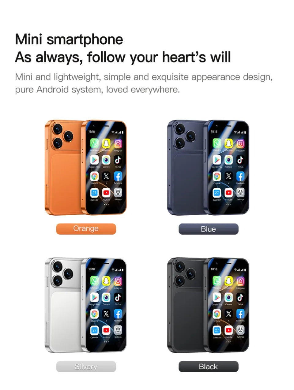SOYES A17 Mini 3-Inch Android Smartphone