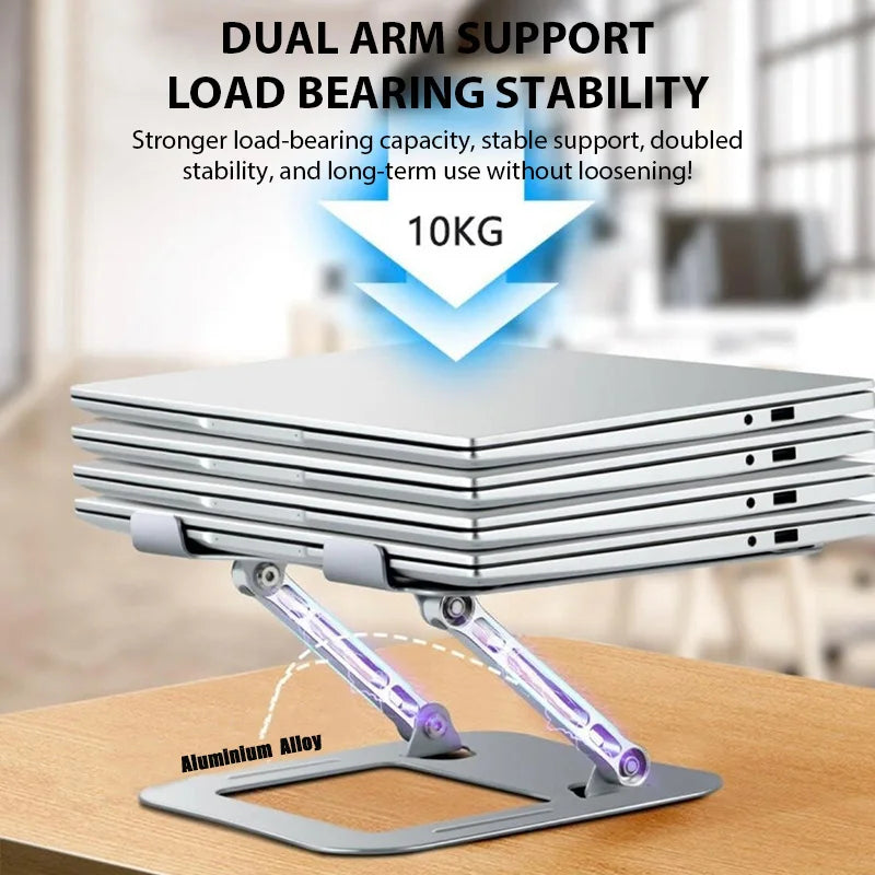 Adjustable Carbon Steel Laptop Stand Foldable Holder