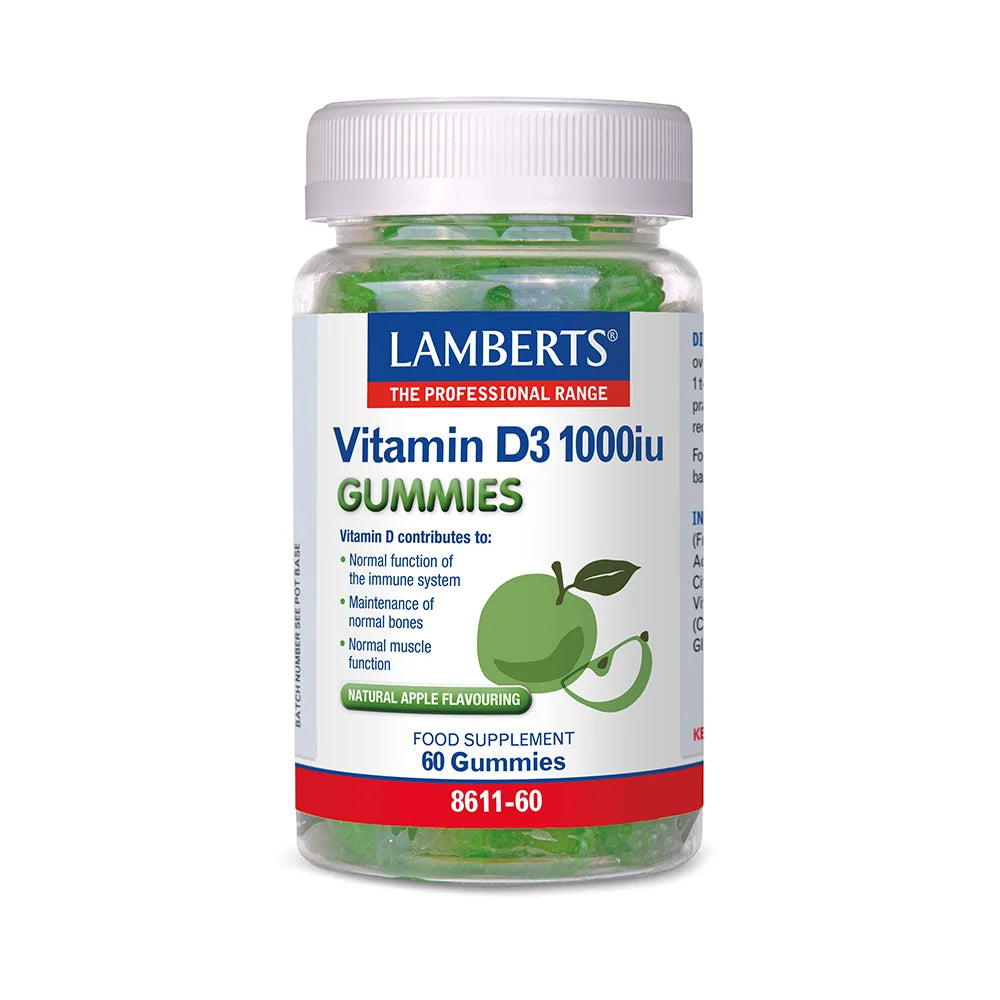 Lamberts Vitamin D3 1000 IU Gummies