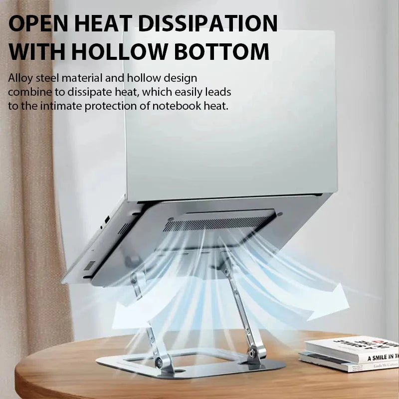 Adjustable Carbon Steel Laptop Stand Foldable Holder