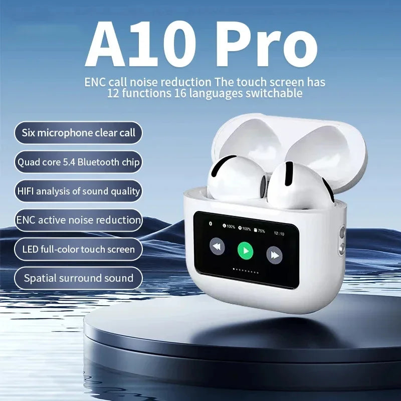 A10 Pro ANC Bluetooth 5.3 Noise Cancelling Earbuds