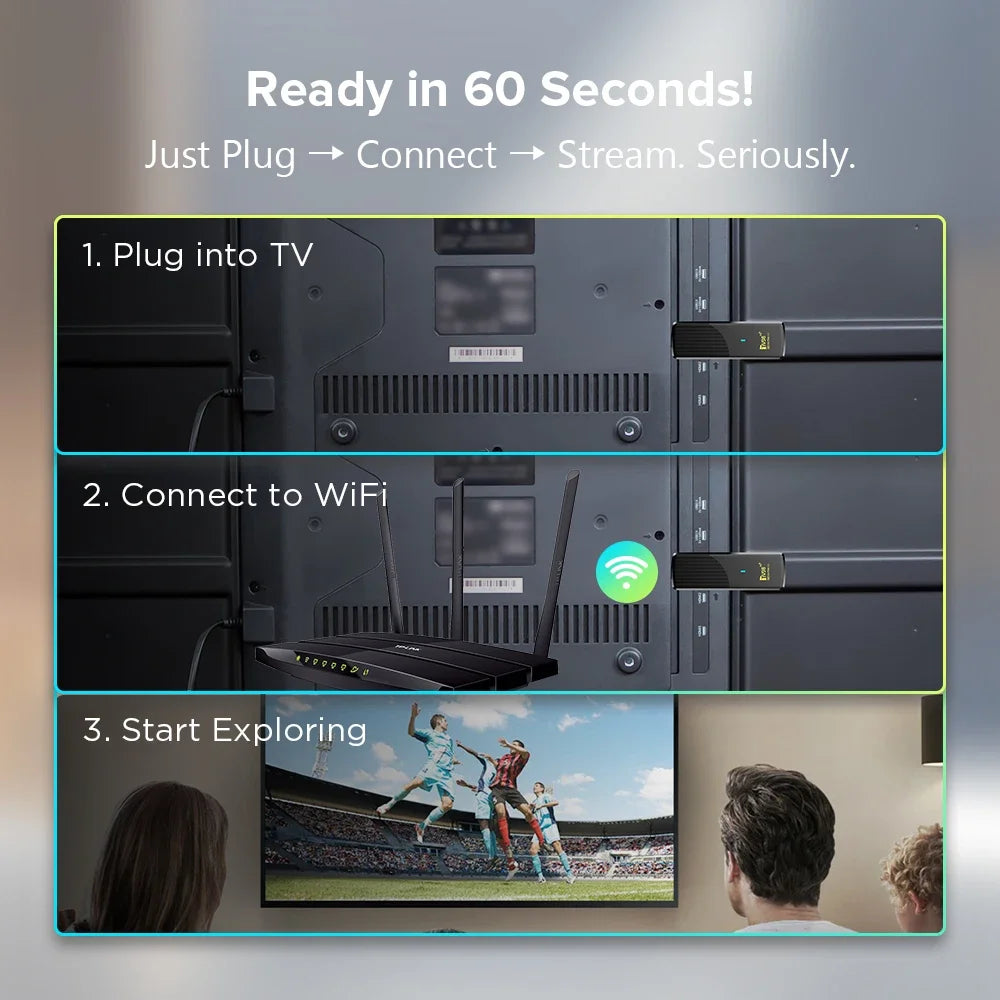 Android 14 ATV X9 8K Smart TV Stick Allwinner H313