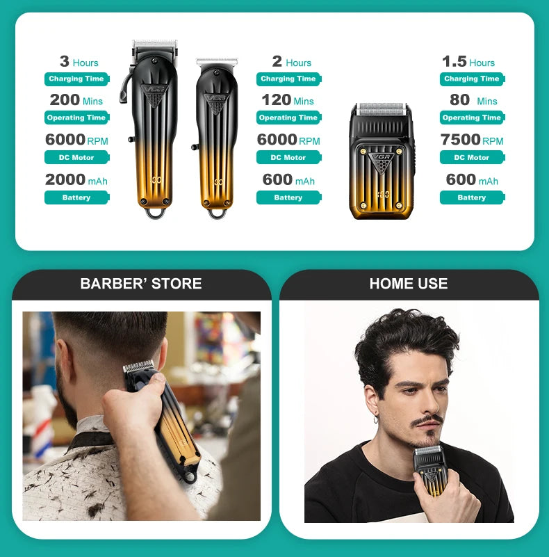 VGR 644 Rechargeable Hair Clipper & Shaver