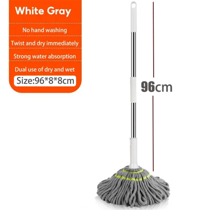 Self-Wringing Hands-Free Floor Cleaning Mop