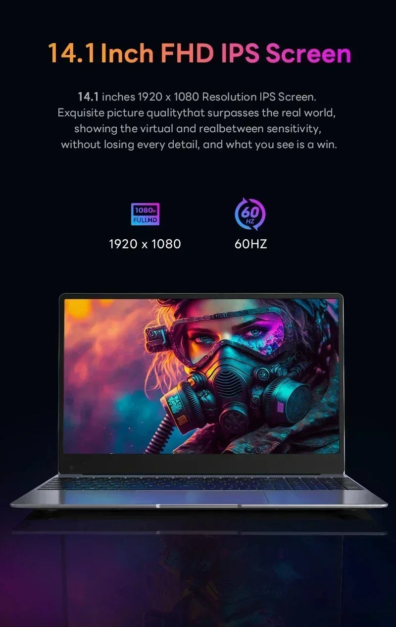LENO 14.1” i9 32GB 2TB Gaming Laptop