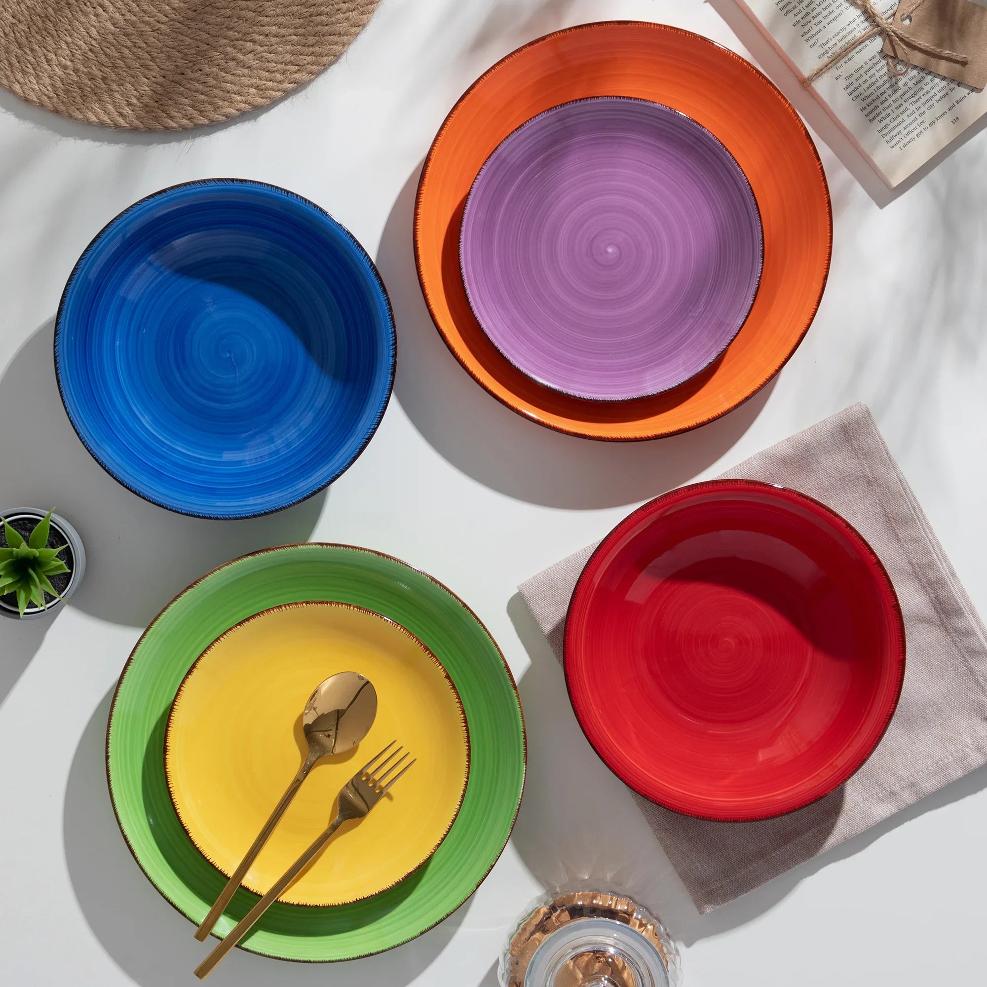 Vancasso Mix-Color Dinnerware Set (18/36 Piece)