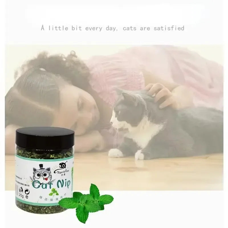 Organic Natural Catnip Interactive Cat Toy Grass Mint Mix