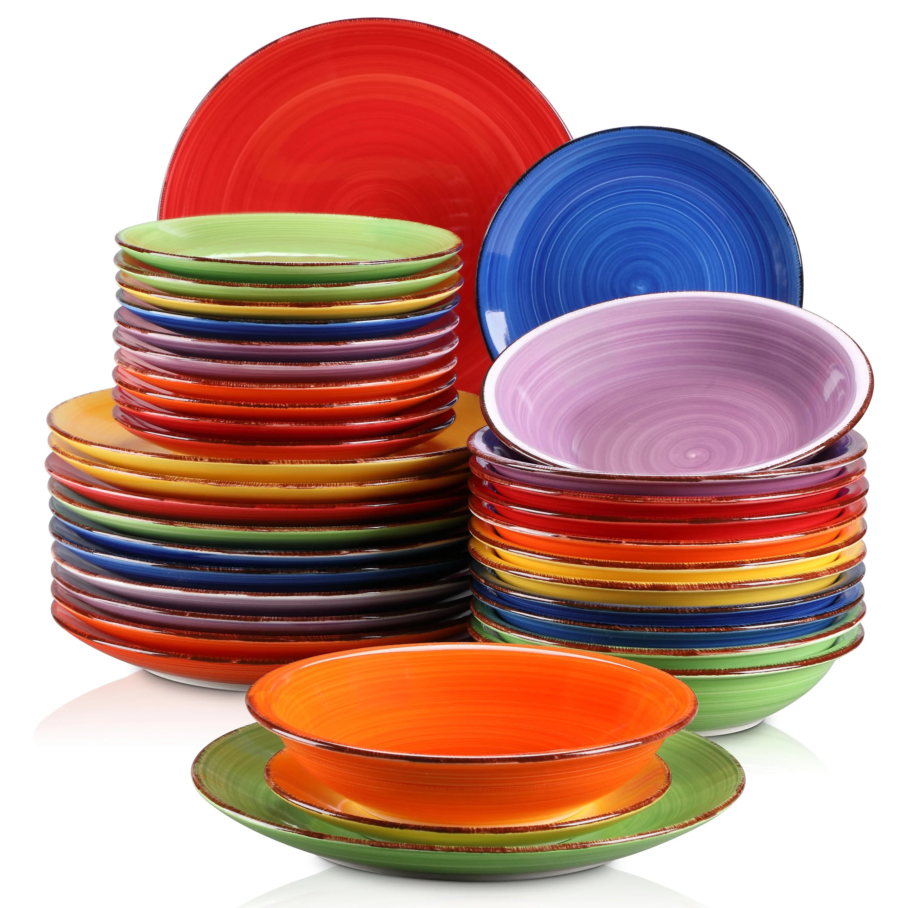 Vancasso Mix-Color Dinnerware Set (18/36 Piece)