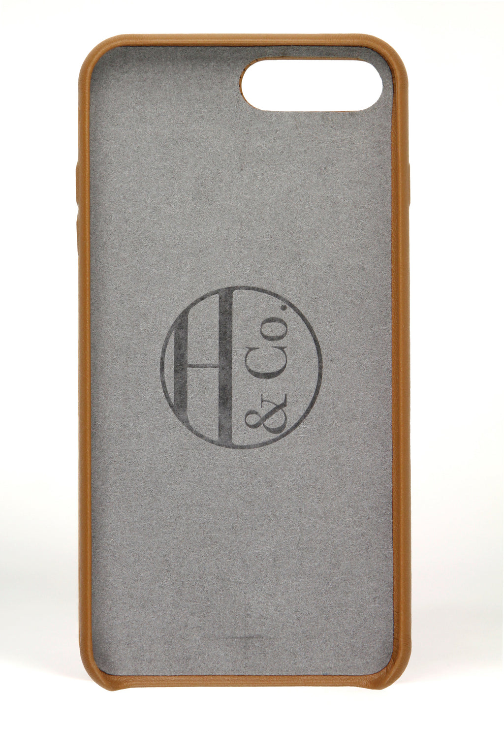 iPhone 7/8 Plus Case, Tan Leather-1