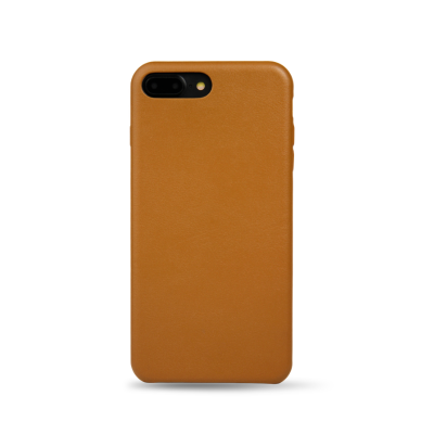 iPhone 7/8 Plus Case, Tan Leather
