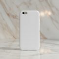 iPhone 6 Case, White Leather